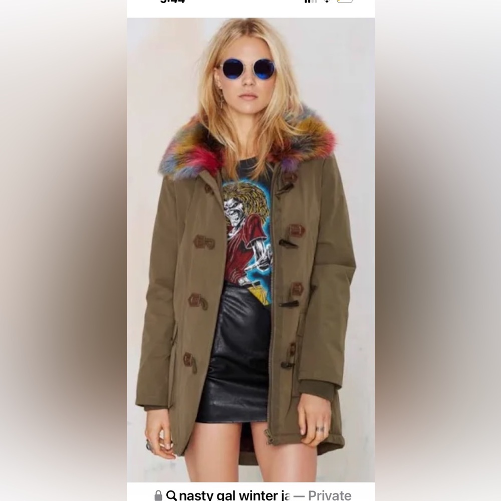 Nasty Gal mid length jacket